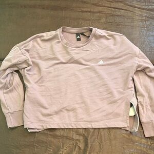 Adidas Lavender Crewneck Sweatshirt